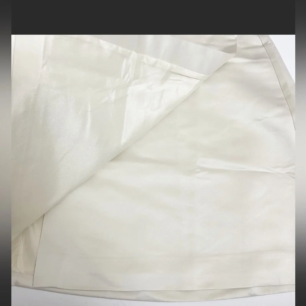 Brand NEW J.Crew Women Mini Skirt, Cream, 12
